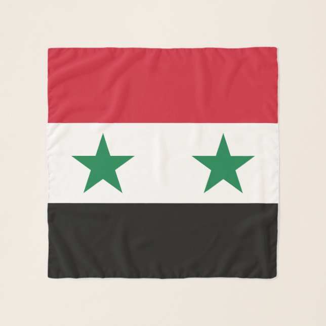 Syria Old Flag Scarf (Front)
