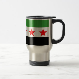Syria Republic Flag Travel Mug