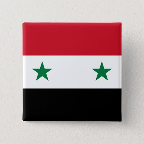 Syria Syrian Flag Button