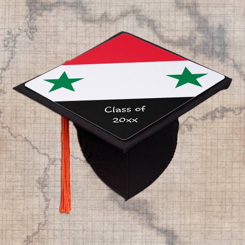 Syria  Syrian Flag _ Students University Graduation Cap Topper