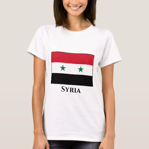 Syria Syrian Flag T_Shirt