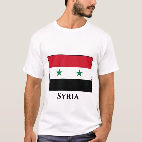 Syria Syrian Flag T_Shirt