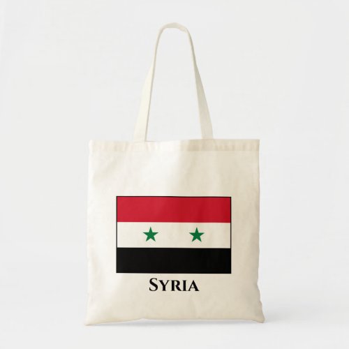 Syria Syrian Flag Tote Bag