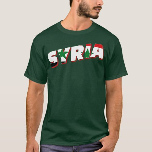 Syria Vintage style retro souvenir 2 T_Shirt
