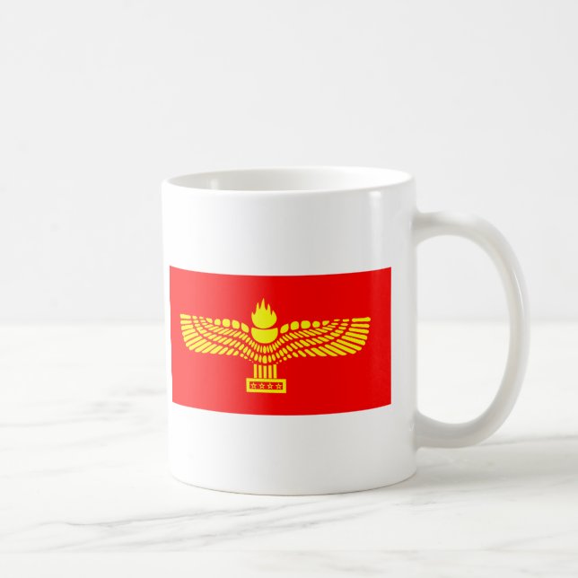 Syriac Aramaic Flag Coffee Mug (Right)
