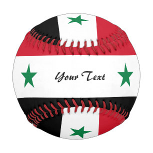 Syrian flag baseball