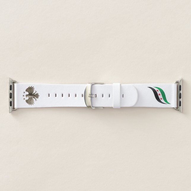 Syrian Flag & New Logo Apple Watch Band (Band)