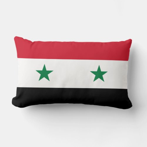 Syrian flag pillow