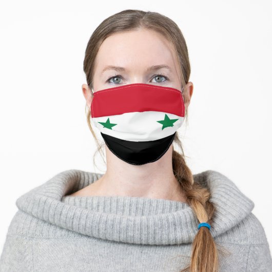 Syrian flag & Syria fashion /sports mask (Worn)