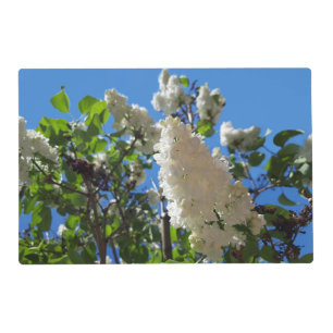 Syringa , White Lilac Flower Tree Pet Mat