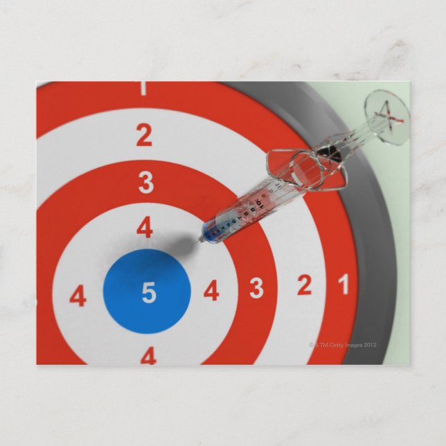 Syringe Dart Postcard (Front)