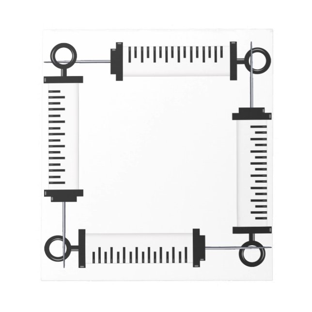 Syringe Notepad (Front)