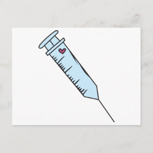 Syringe Postcard
