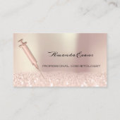 Syringe Rose B12 Botox Injections Cosmetologist Appointment Card (Front)