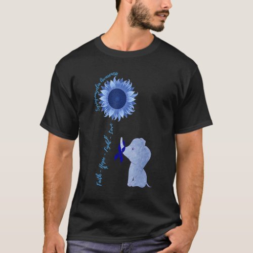 Syringomyelia Awareness Morvan Disease Related Sun T_Shirt