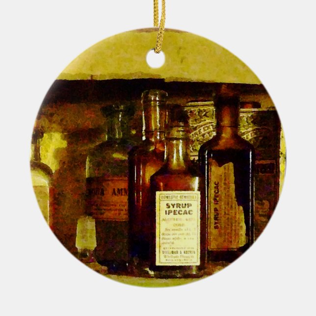 Syrup Of Ipecac Ceramic Ornament (Front)