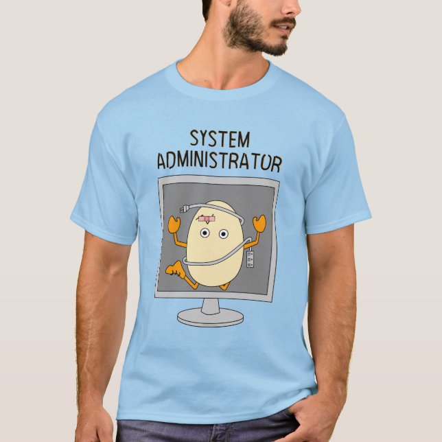  System Administrator Egghead T-Shirt (Front)
