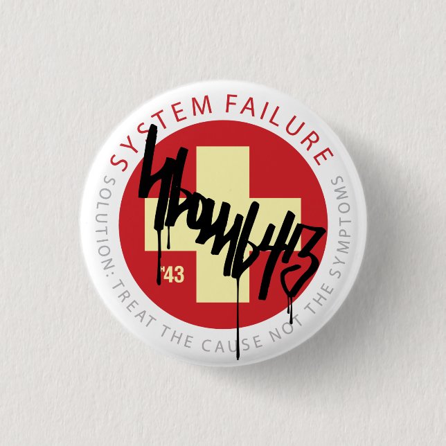 System Cross - Red Button (Front)