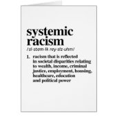 Systemic Racism Definition (Front)