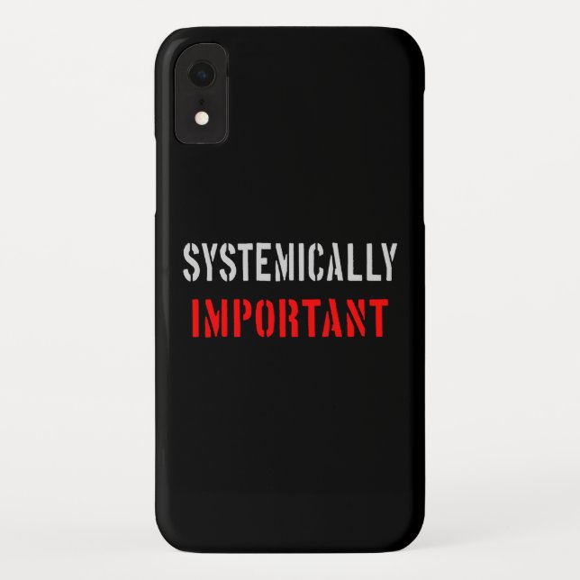 Systemically important Case-Mate iPhone case (Back)