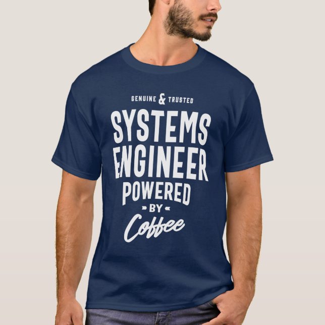 Systems Engineer Gift Funny Job Title Profession T-Shirt (Front)