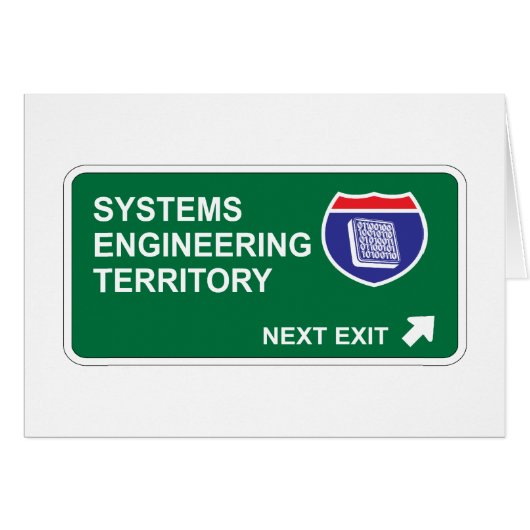 Systems Engineering Next Exit Cards (Front Horizontal)