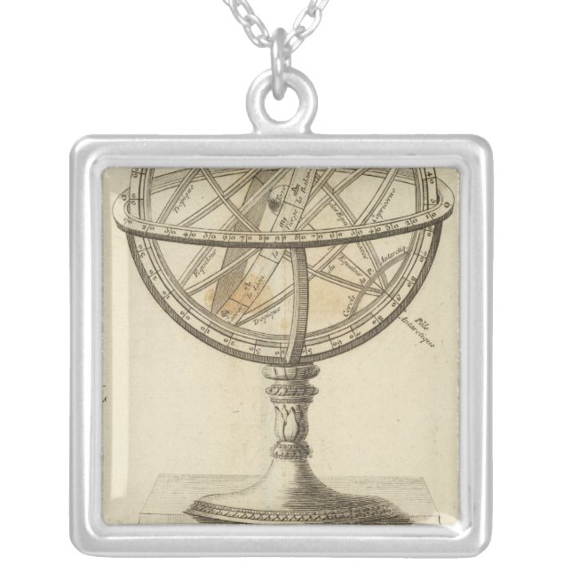 Systems Silver Plated Necklace (Front)