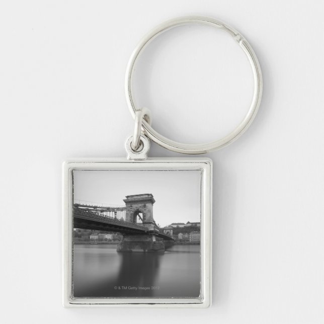 Szechenyi Chain Bridge and Danube Keychain (Front)