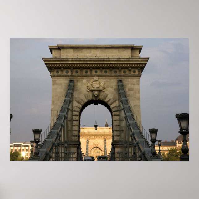 Szechenyi lanchid Szechenyi Chain Bridge), Poster (Front)
