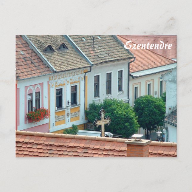 Szentendre - Main Square Postcard (Front)