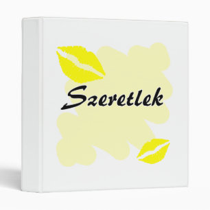 Szeretlek - Hungarian I love you Binder