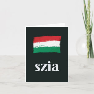 Szia (hello in Hungarian) Hungary  Card
