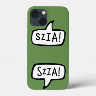 SZIA! Hungarian Language Greeting Speech Bubble iPhone 13 Mini Case