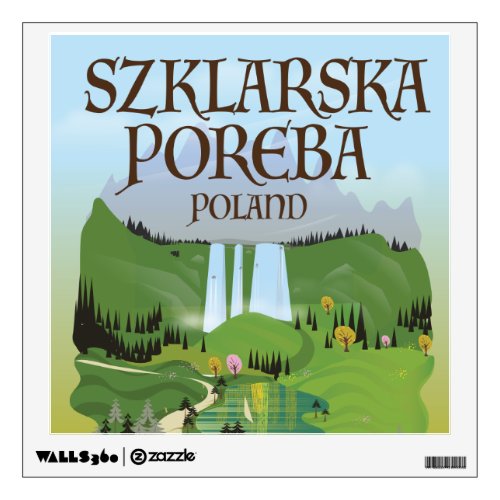 Szklarska Poreba Poland travel poster Wall Decal
