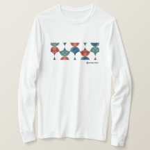 Tシャツ ウサギの扇模様 Tshirt - Rabbit Fan Pattern -