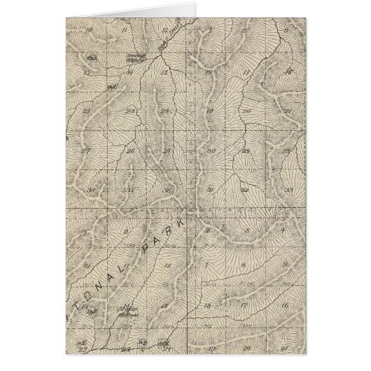 T1415S R3031E Tulare County Section Map Cards (Front)