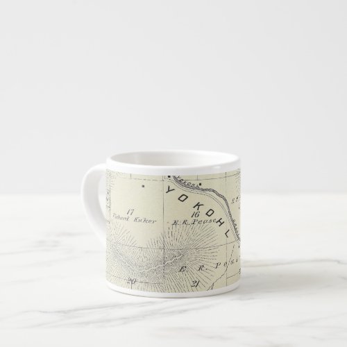 T19S R27E Tulare County Section Map Espresso Cup