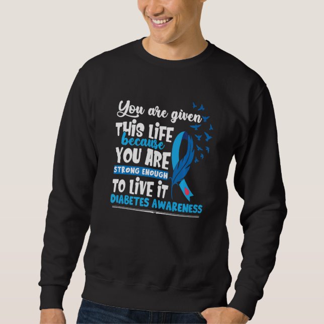 T1D Diabetes Awareness Premium Sweatshirt (Front)
