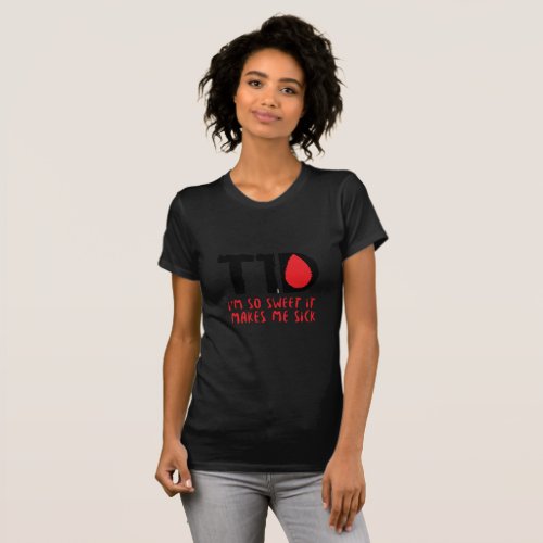 T1D Diabetic Diabetes Gift T_Shirt