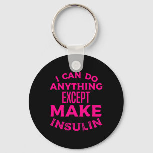 T1D Diabetic Type 1 Diabetes Awareness Men Women K Keychain