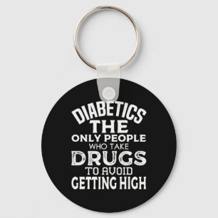 T1D Diabetic Type 1 Diabetes Awareness Men Women K Keychain