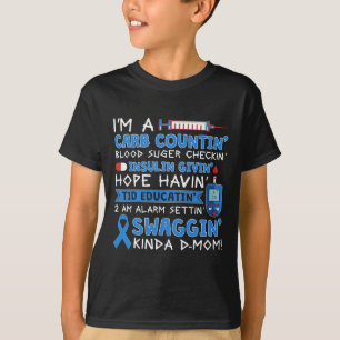 T1D Diabetic Type 1 Diabetes Awareness Men Women K T-Shirt