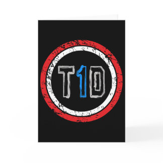 T1d Emblem Type 1 Diabetes Awareness  Card