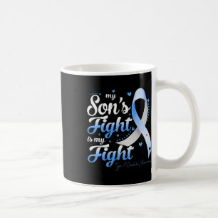 T1d Mom Dad Parents My Son's Fight Type 1 Diabetes Coffee Mug