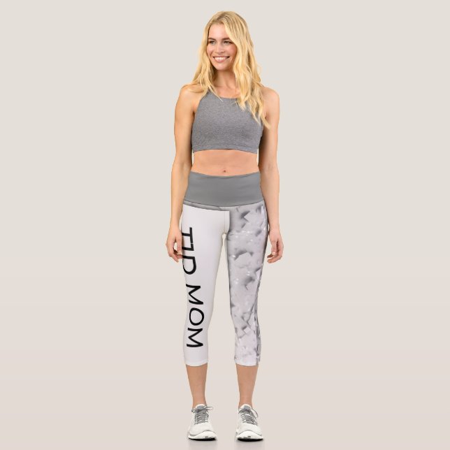 T1D Mom High Waisted Yoga Capris (Front)
