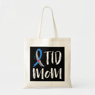 T1D Mom Shirt Type 1 Diabetes Awareness Mama Gifts Tote Bag