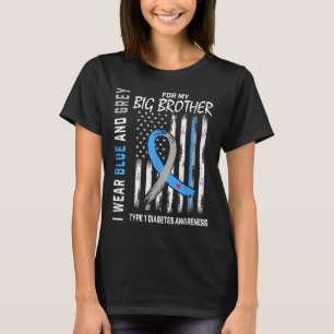 T1d Shirt Type 1 Diabetes Shirt Big Brother Type O