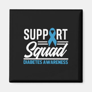 T1D T2D Warrior Support Squad Diabetes Awareness  Magnet