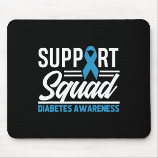 T1D T2D Warrior Support Squad Diabetes Awareness  Mouse Pad