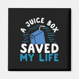T1D Type 1 Diabetes Awareness Juice Box Saved My L Magnet